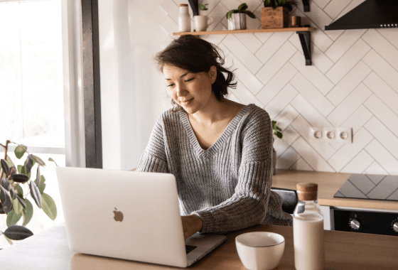 Woman on Laptop